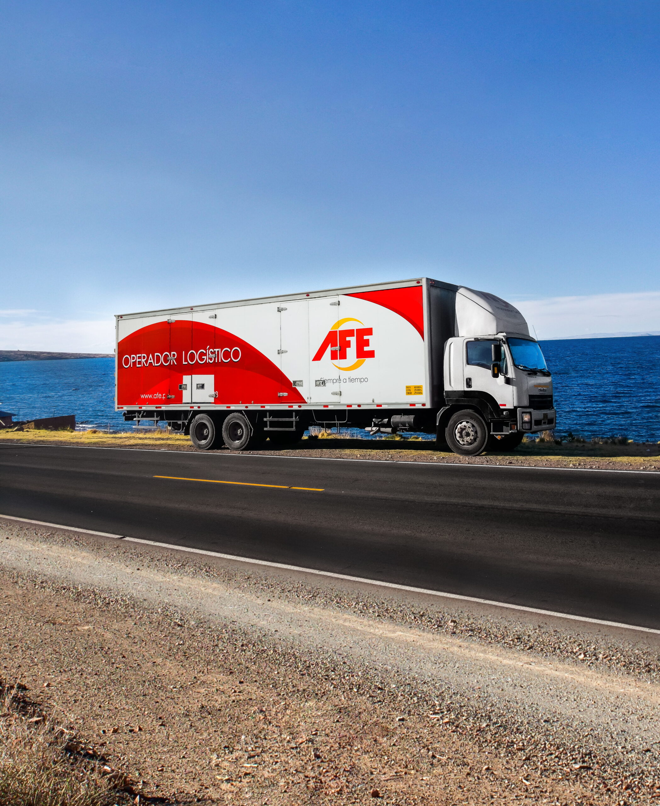 Camión de Afe transporte de carga nacional