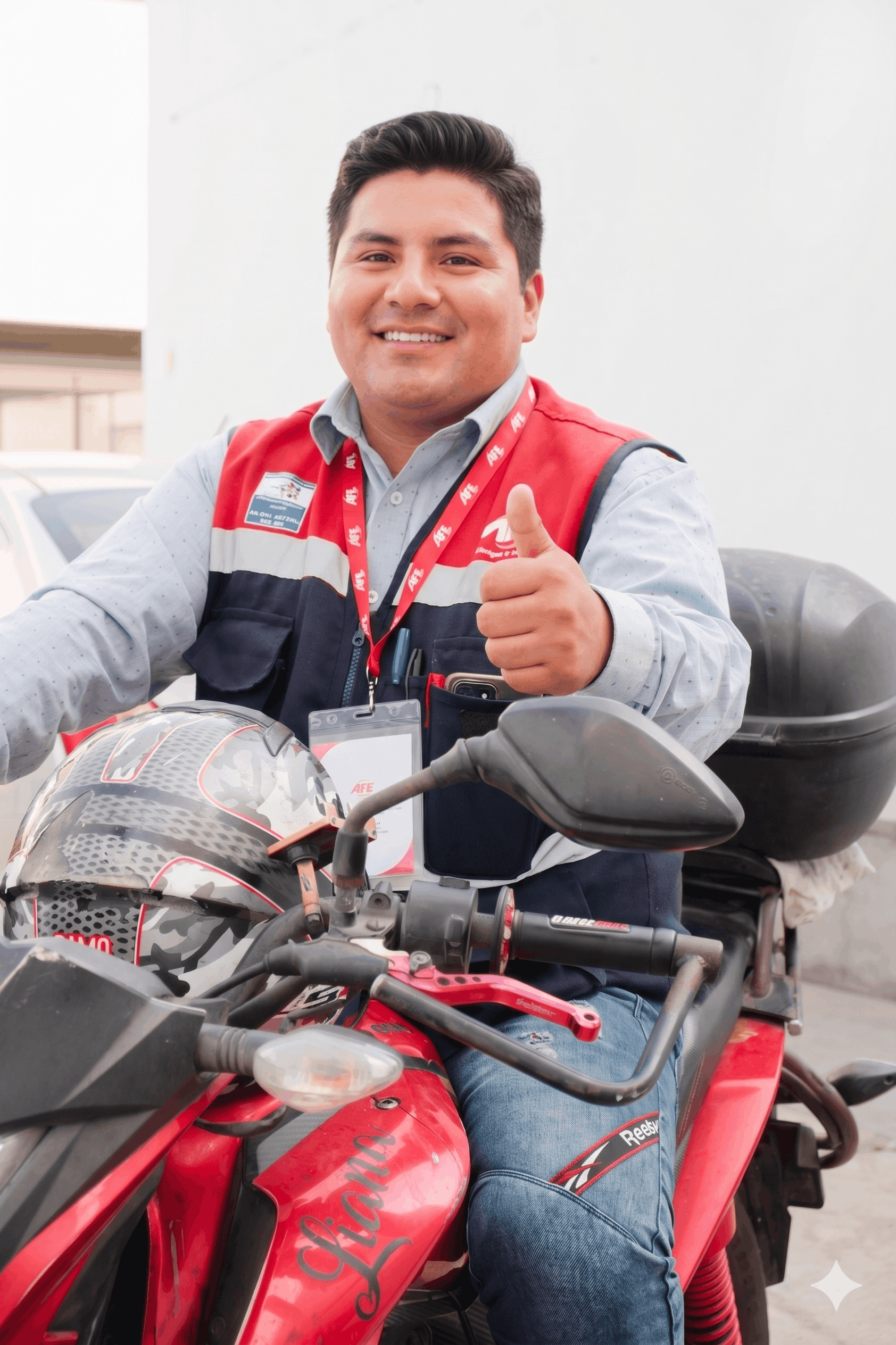 Motirizado envios Afe Courier